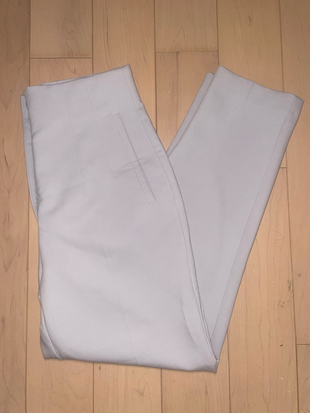 ZARA Pants Light Gray Blue Tailored Women's Trousers
